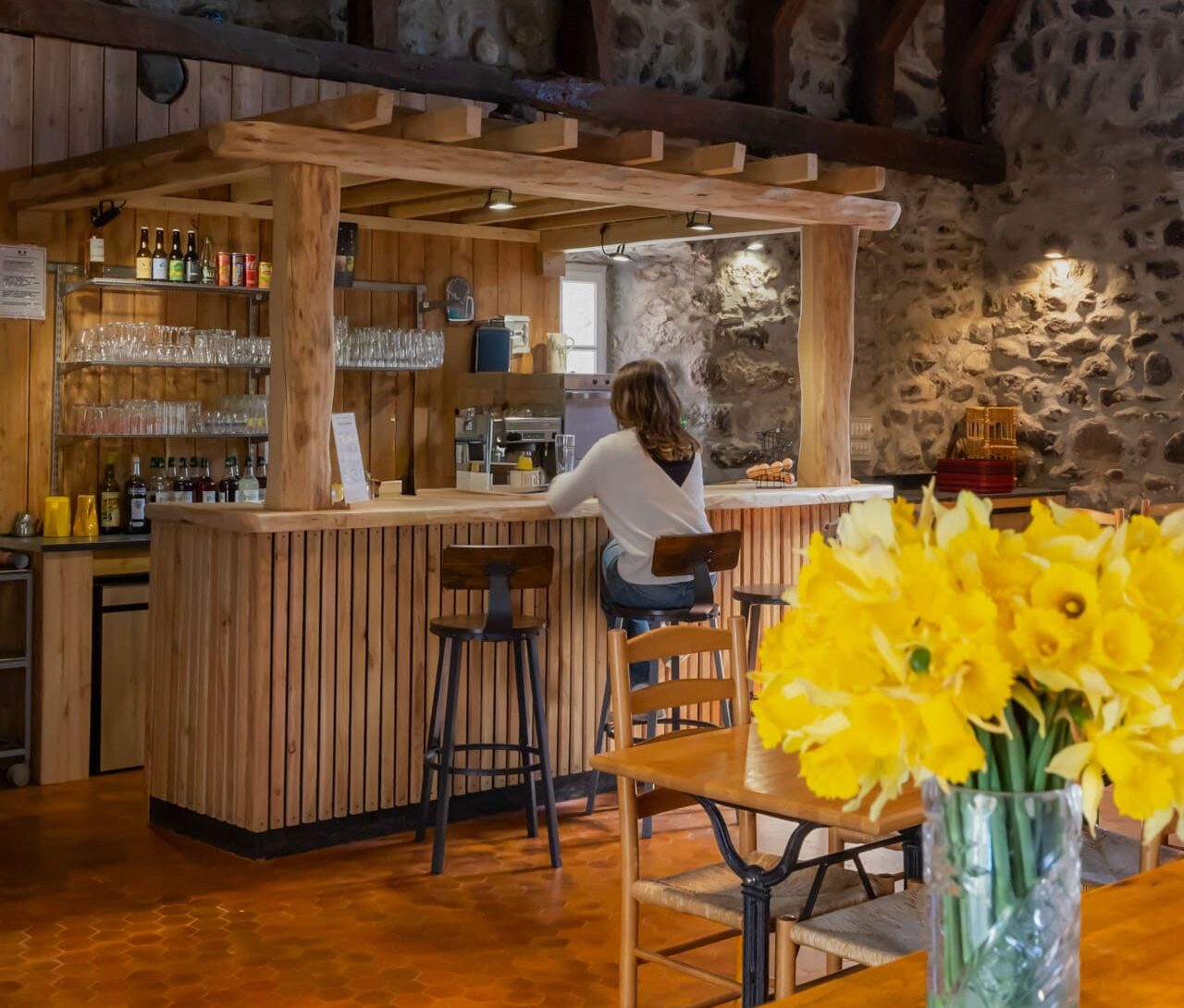 Camping estela puy en velay haute loire bar