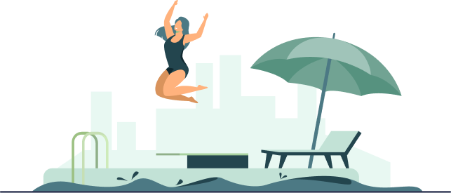 illustration piscine