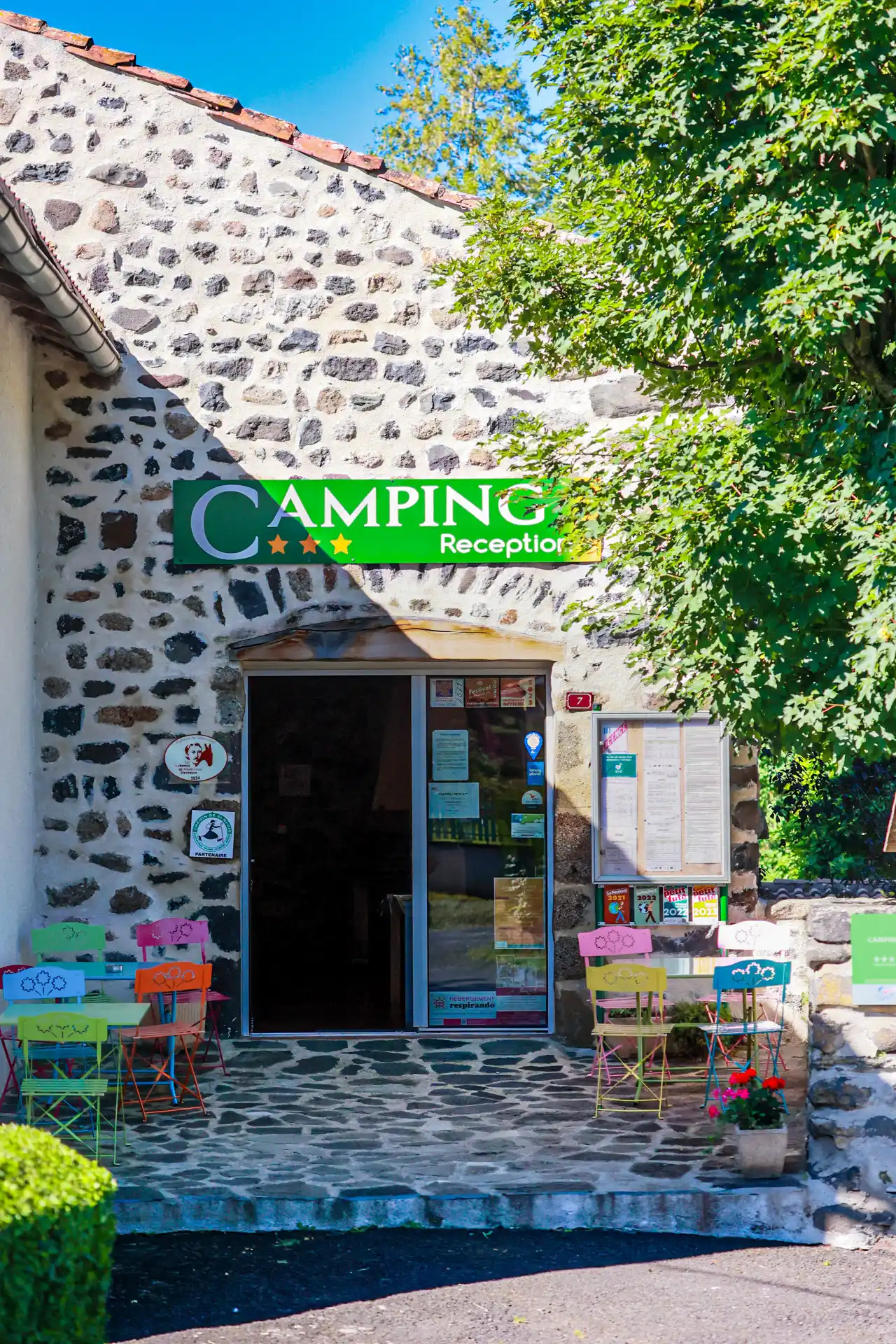 reception camping Estela