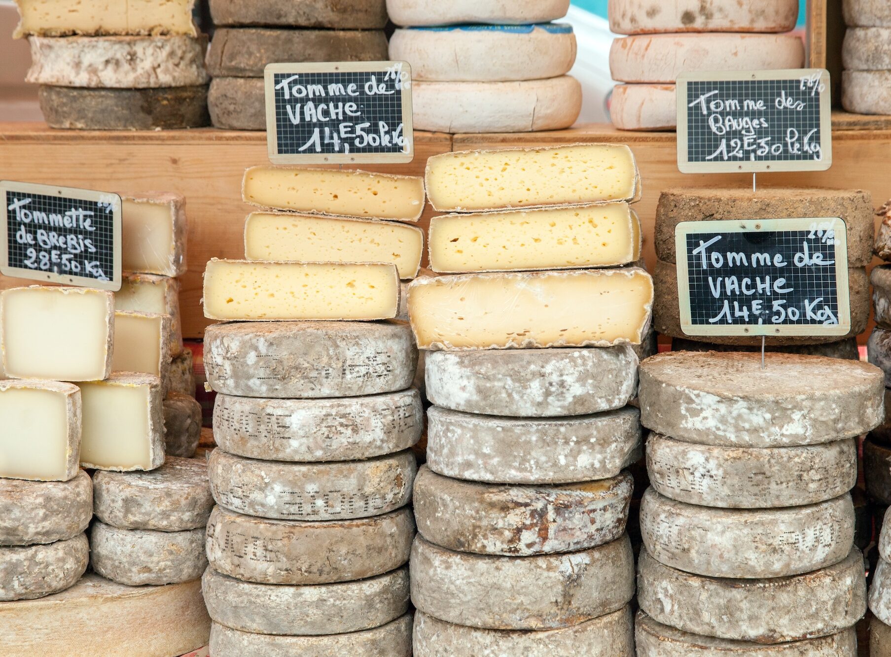 fromage stand marché gastronomie haute loire